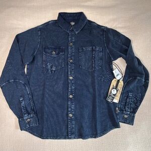 NWT! PRPS Chambray Button Down Size Medium MSRP $228